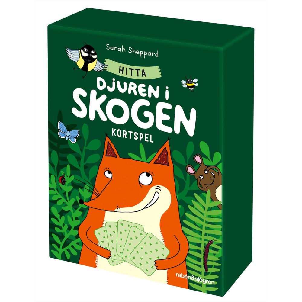 Produktbild för Hitta djuren i skogen - kortspel