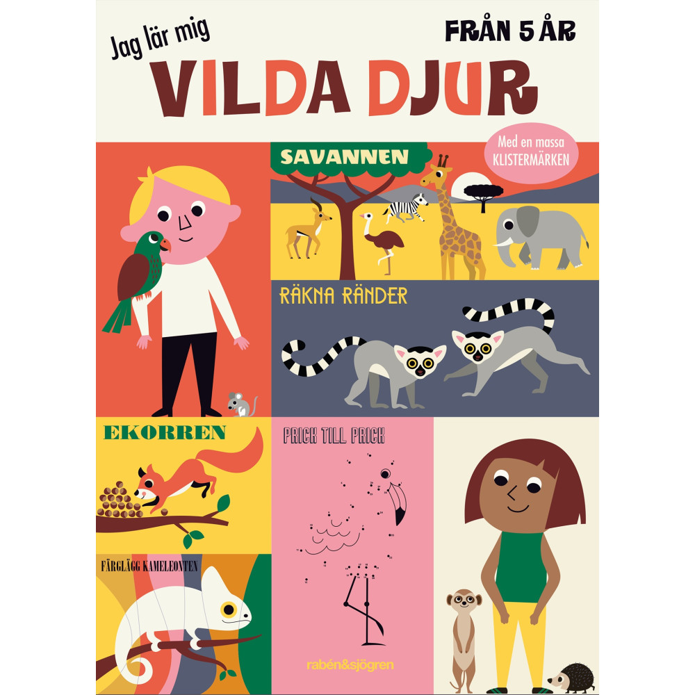 Produktbild för Jag lär mig vilda djur