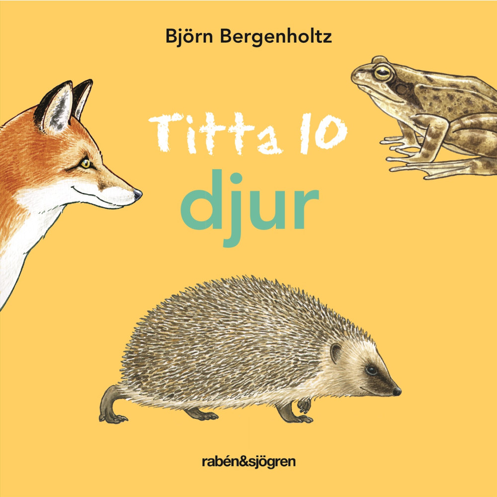 Produktbild för Titta 10 djur (bok, board book)