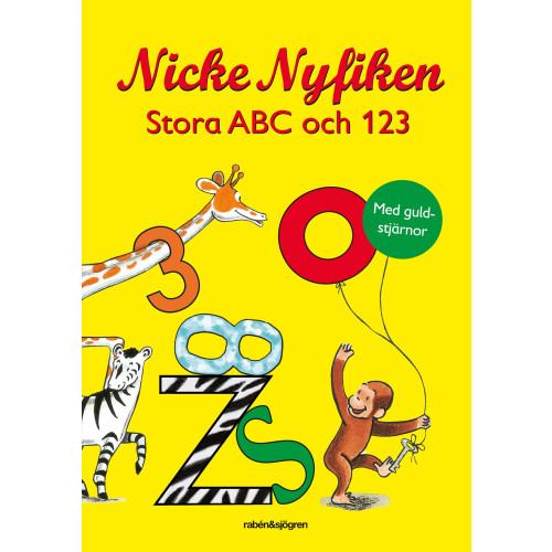 H. A. Rey Nicke Nyfiken Stora ABC och 123