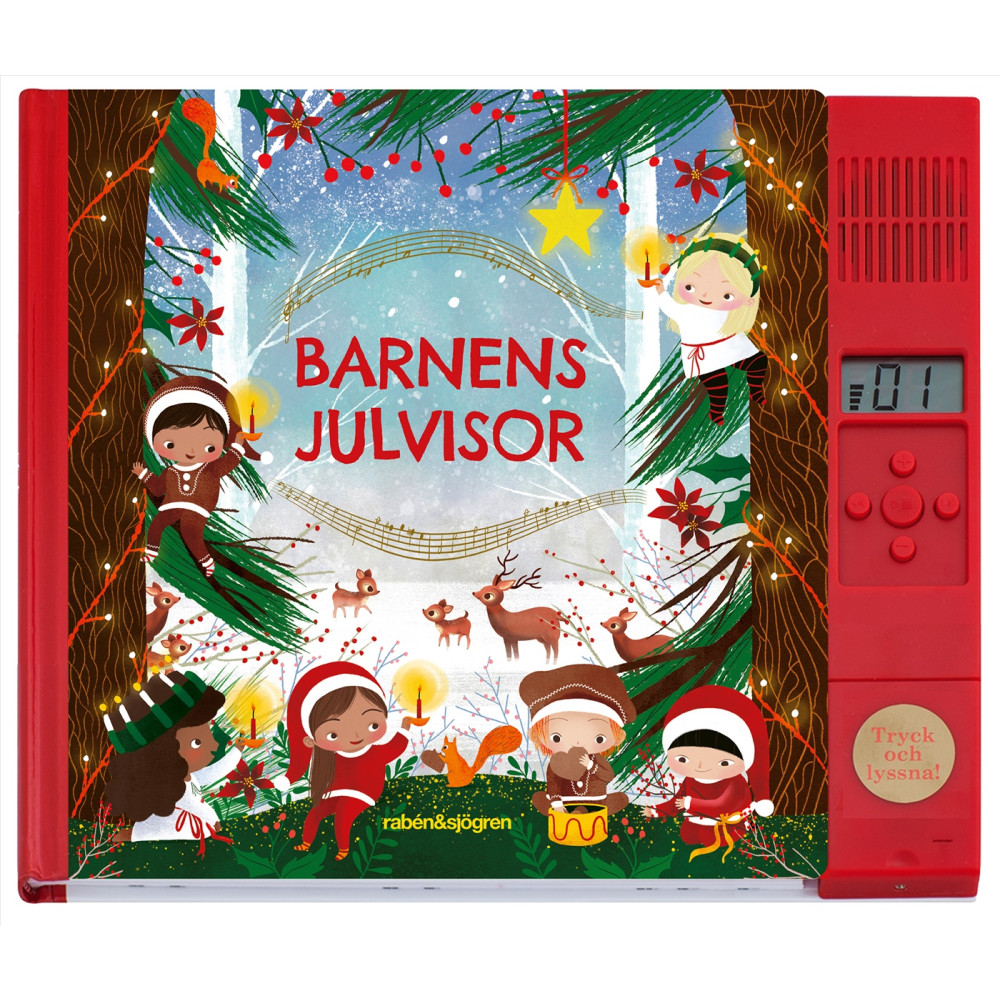 Produktbild för Barnens julvisor : med ljudmodul (inbunden)