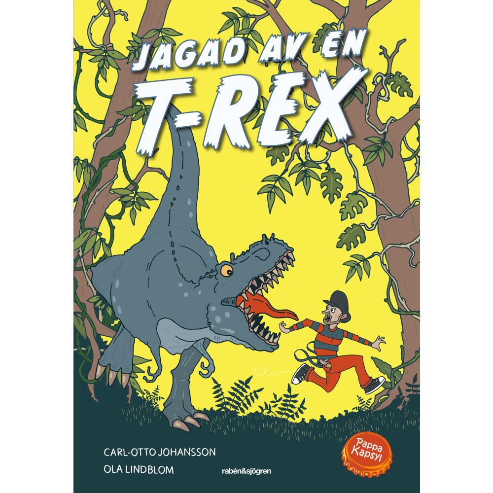 Produktbild för Jagad av en T-Rex (inbunden)