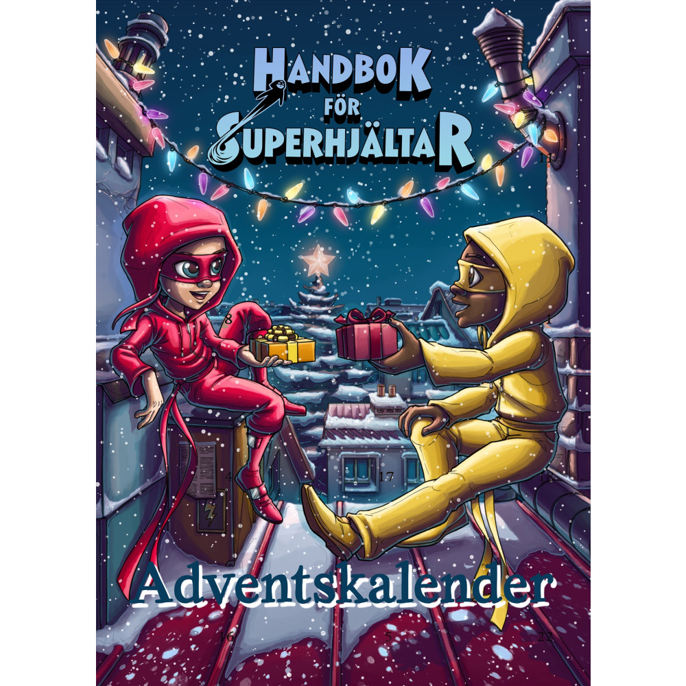 Produktbild för Adventskalender - Handbok för superhjältar : Jul i Rosenhill