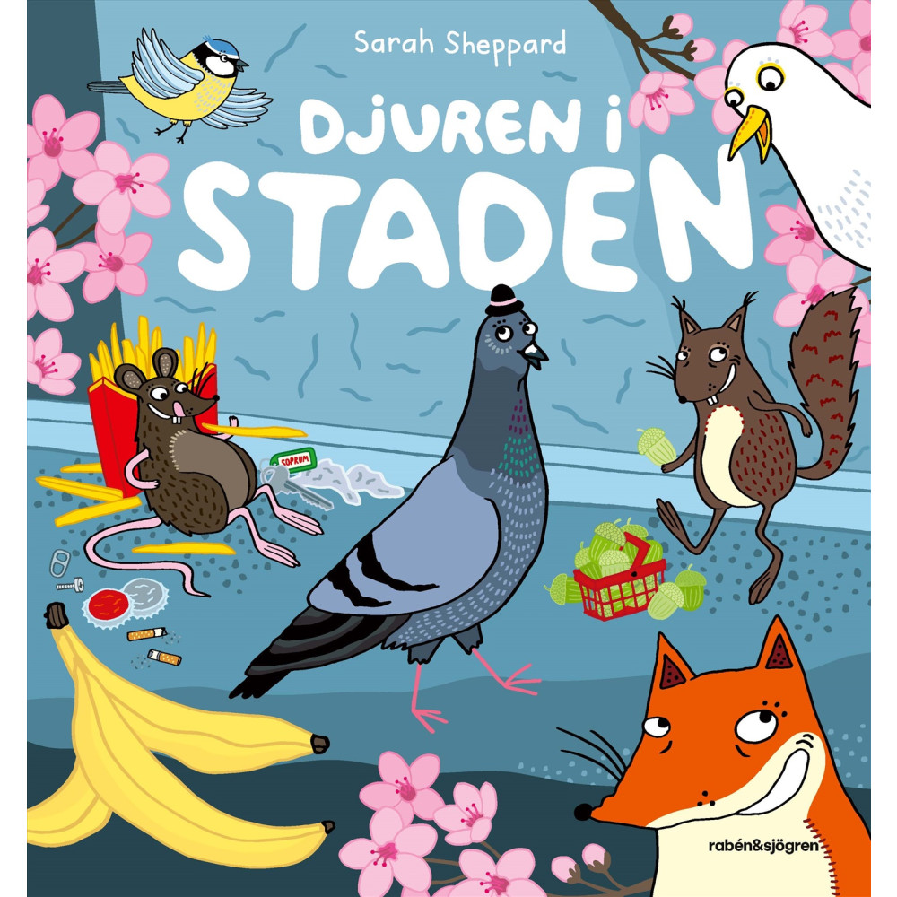 Produktbild för Djuren i staden (inbunden)