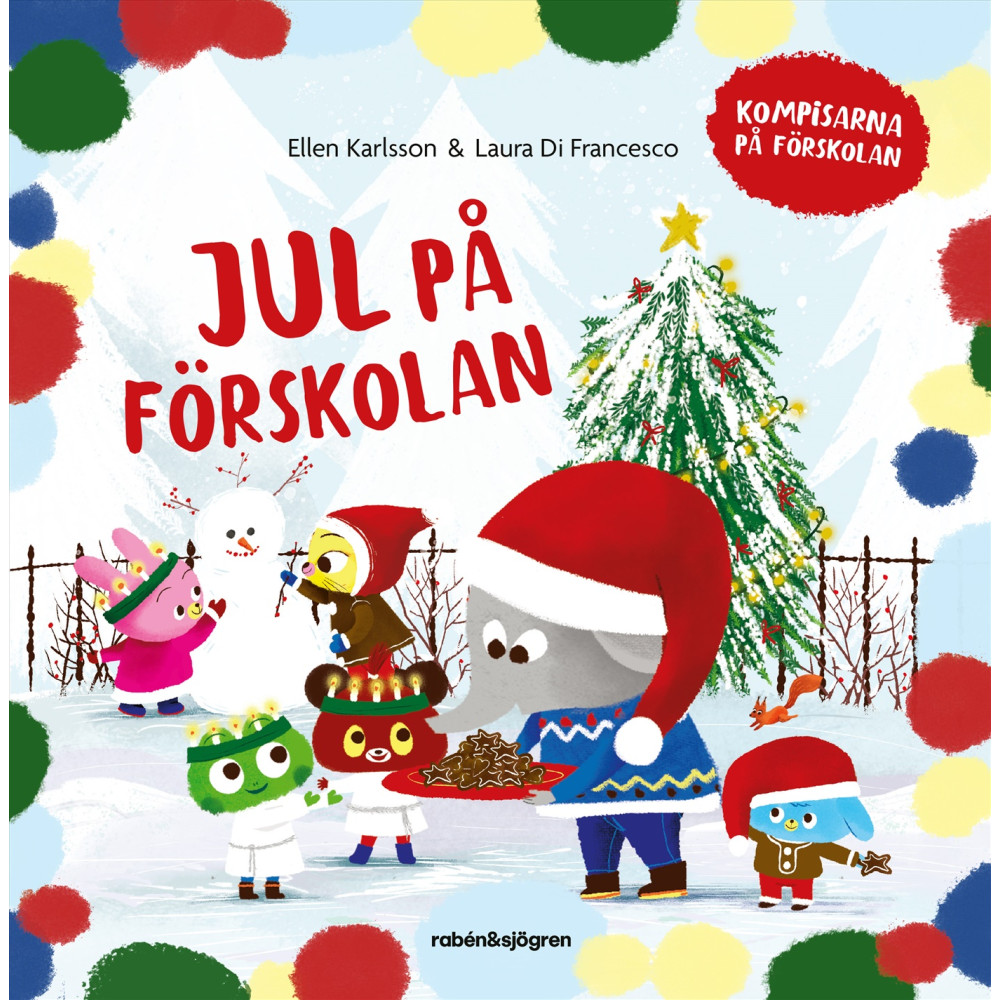Produktbild för Jul på förskolan (inbunden)