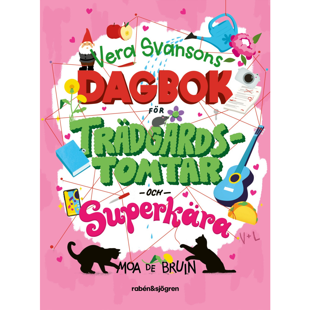 Produktbild för Vera Svansons dagbok för trädgårdstomtar och superkära (inbunden)