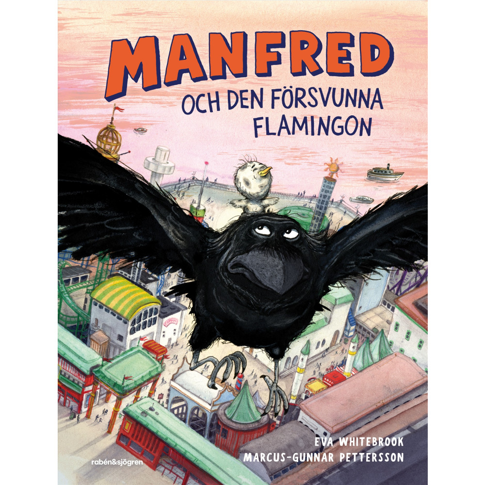 Produktbild för Manfred och den försvunna flamingon (inbunden)