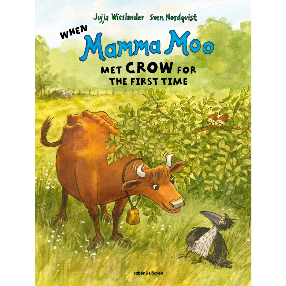 Produktbild för When Mamma Moo met Crow for the first time (inbunden, eng)