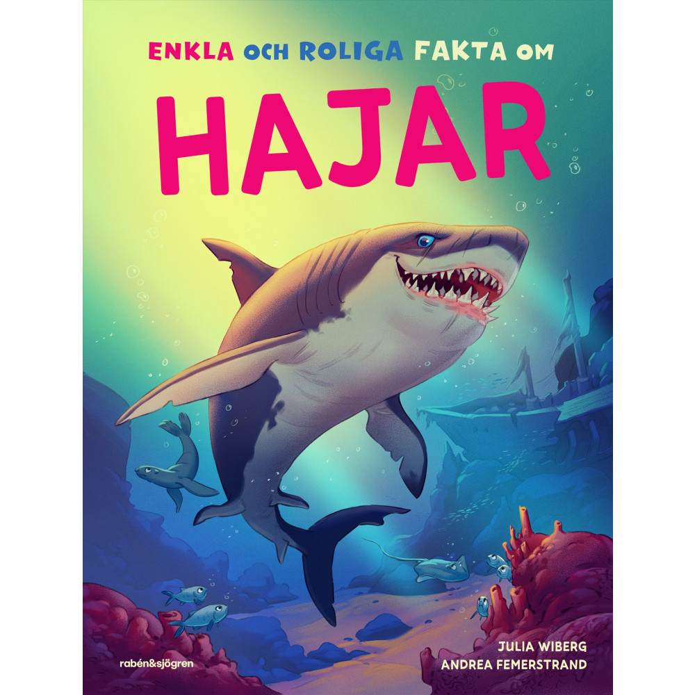 Produktbild för Enkla och roliga fakta om hajar (inbunden)