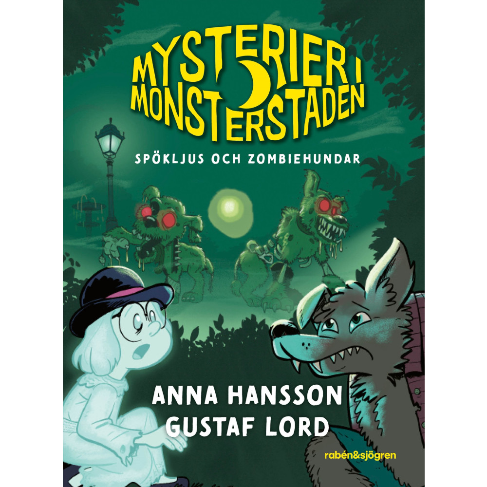 Produktbild för Spökljus och zombiehundar (inbunden)