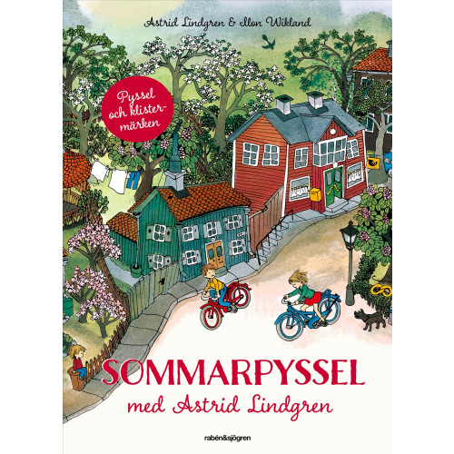 Astrid Lindgren Sommarpyssel med Astrid Lindgren : med klistermärken (häftad)