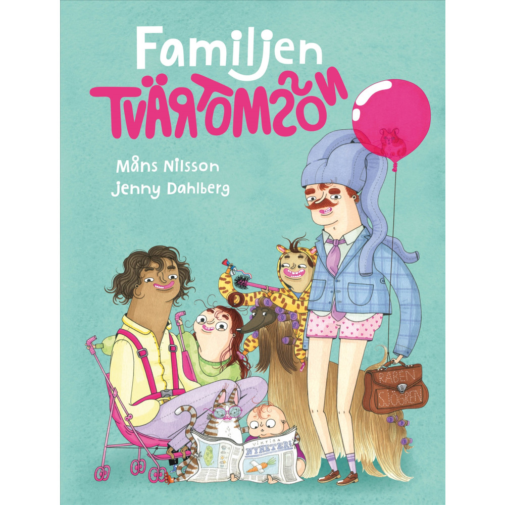 Produktbild för Familjen Tvärtomsson (inbunden)