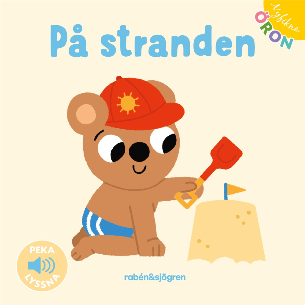 Produktbild för Nyfikna öron - På stranden : Peka - Lyssna (bok, board book)