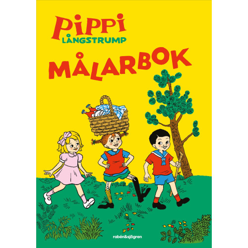 Astrid Lindgren Pippi Långstrump målarbok (häftad)