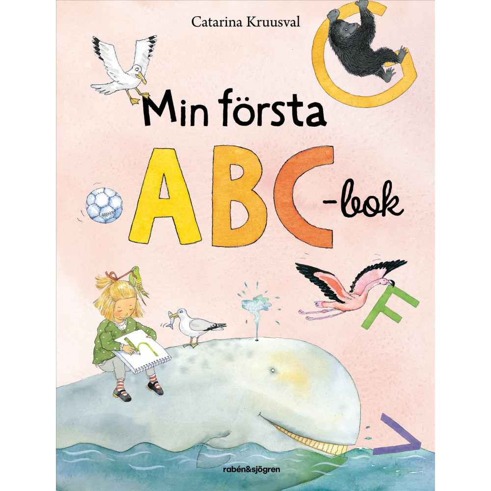 Produktbild för Min första ABC-bok (inbunden)
