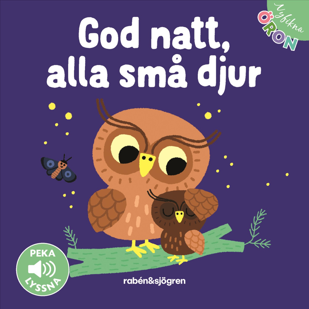 Produktbild för God natt, alla små djur. Peka - Lyssna (bok, board book)