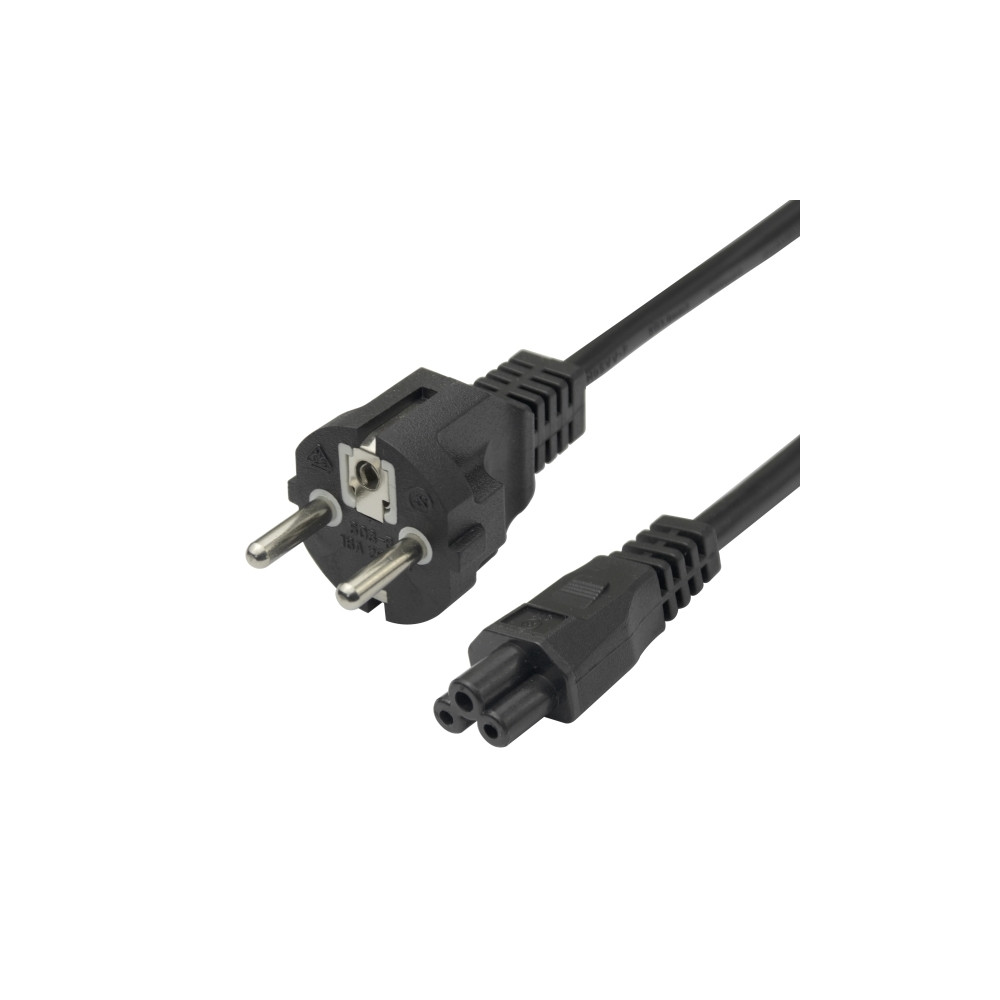 Produktbild för DELTACO - strömkabel - power CEE 7/7 till IEC 60320 C5 - 1.5 m