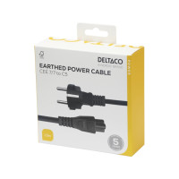 Produktbild för DELTACO - strömkabel - power CEE 7/7 till IEC 60320 C5 - 1.5 m
