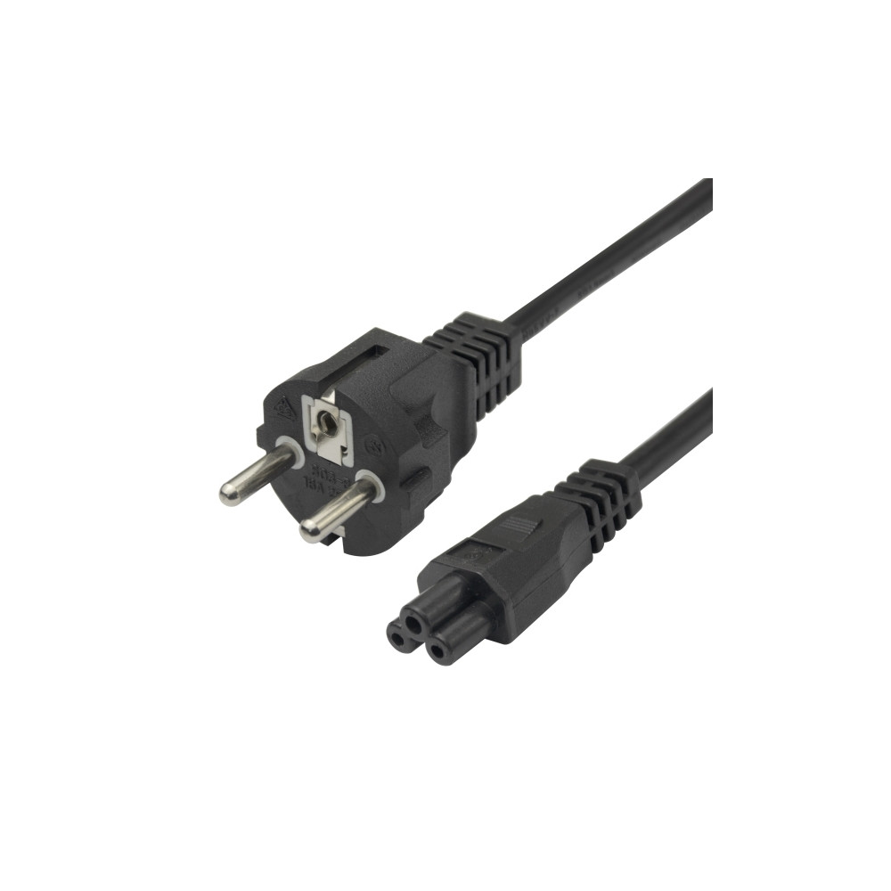 Produktbild för DELTACO - strömkabel - power CEE 7/7 till IEC 60320 C5 - 1.5 m
