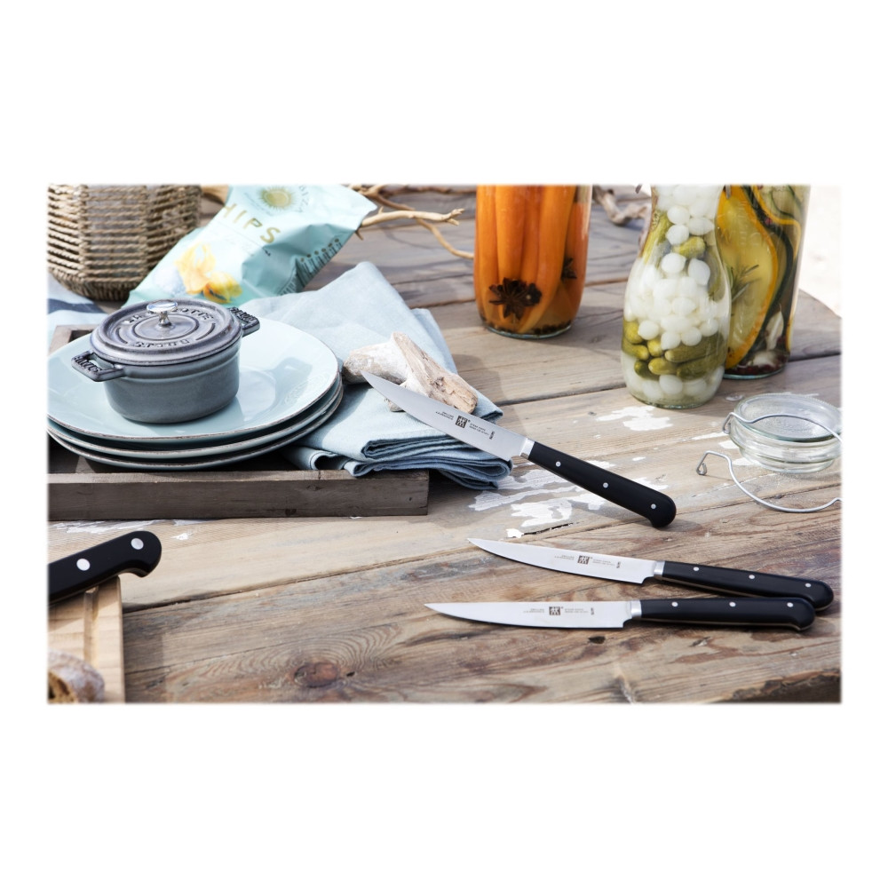Produktbild för ZWILLING Steak-Sets Steak Set. 4 st knivar, med slät slipbar...