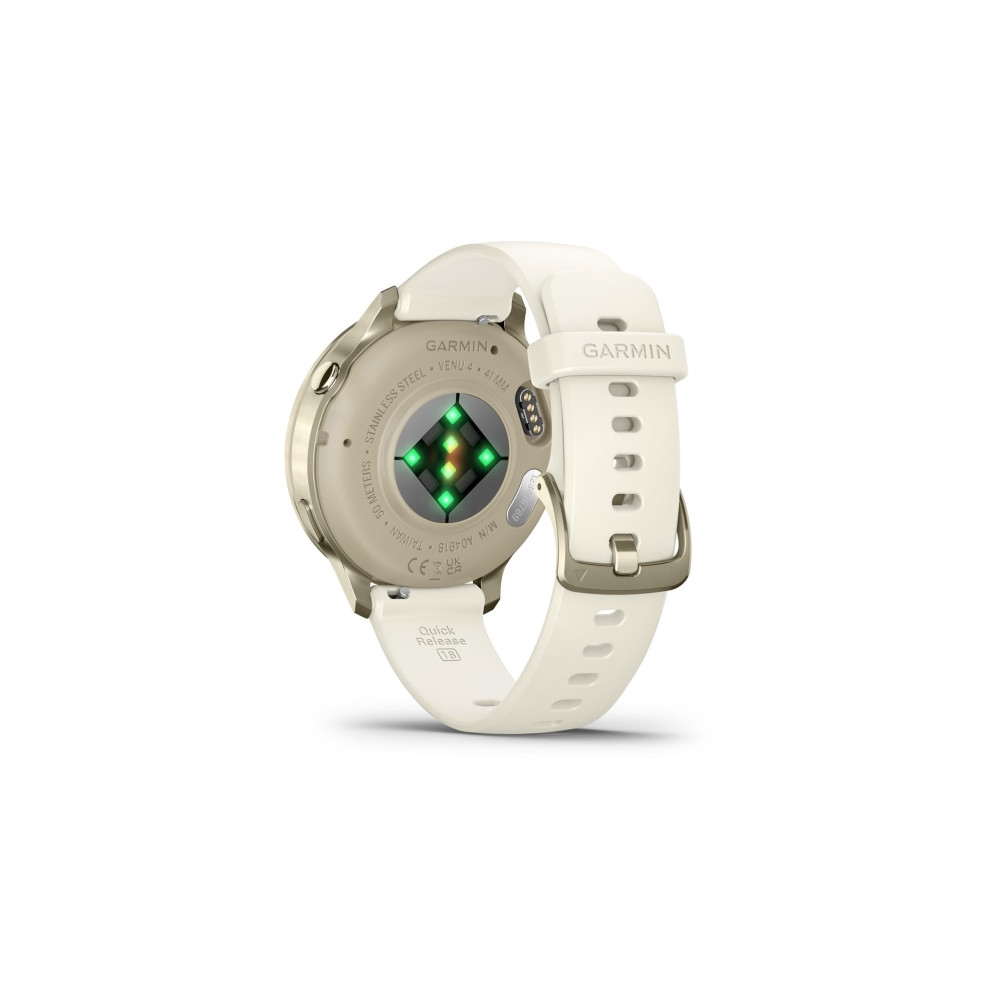 Produktbild för Garmin Venu 4 - lunar guld - smart klocka med band - ben - 8 GB