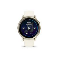 Produktbild för Garmin Venu 4 - lunar guld - smart klocka med band - ben - 8 GB