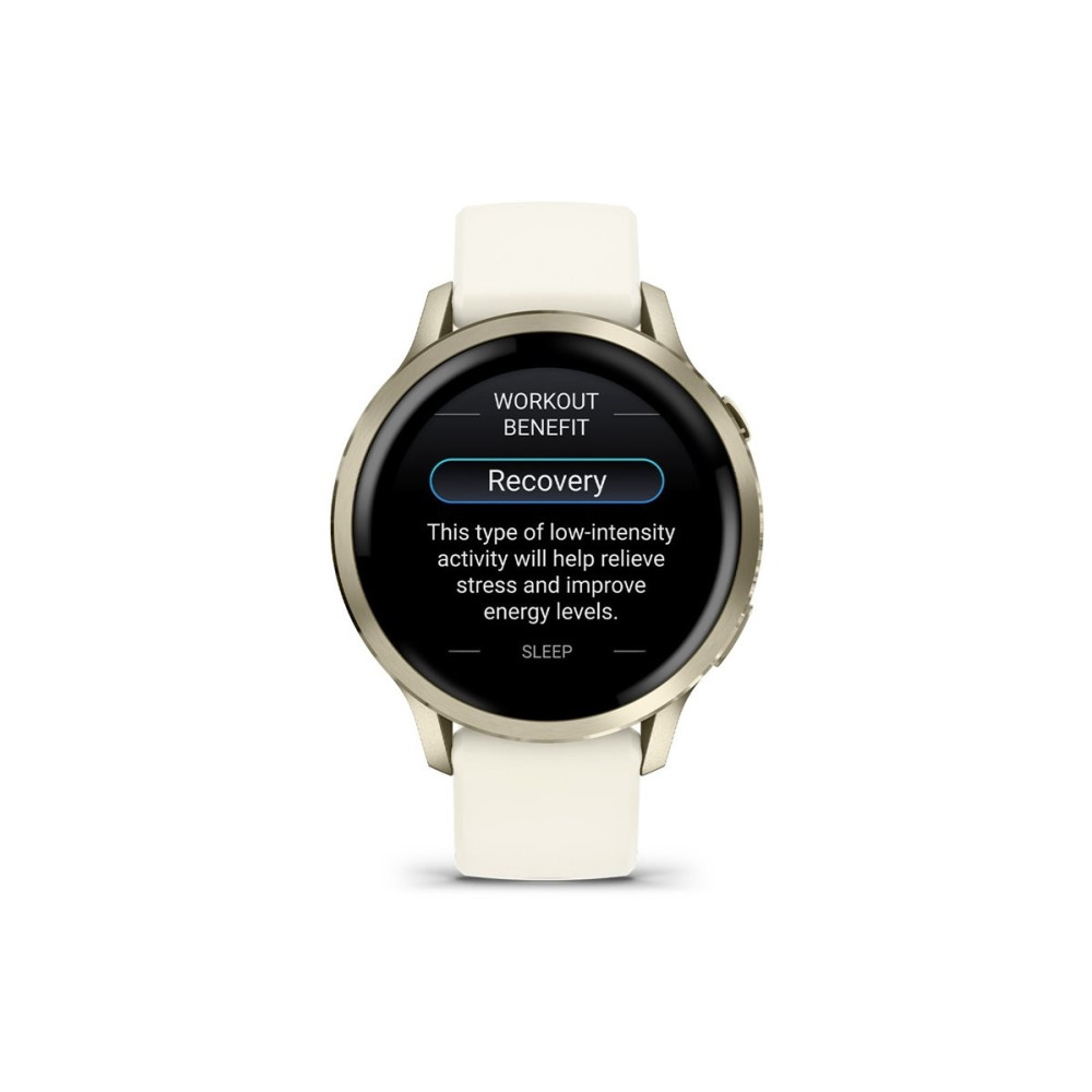 Produktbild för Garmin Venu 4 - lunar guld - smart klocka med band - ben - 8 GB