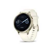 Produktbild för Garmin Venu 4 - lunar guld - smart klocka med band - ben - 8 GB