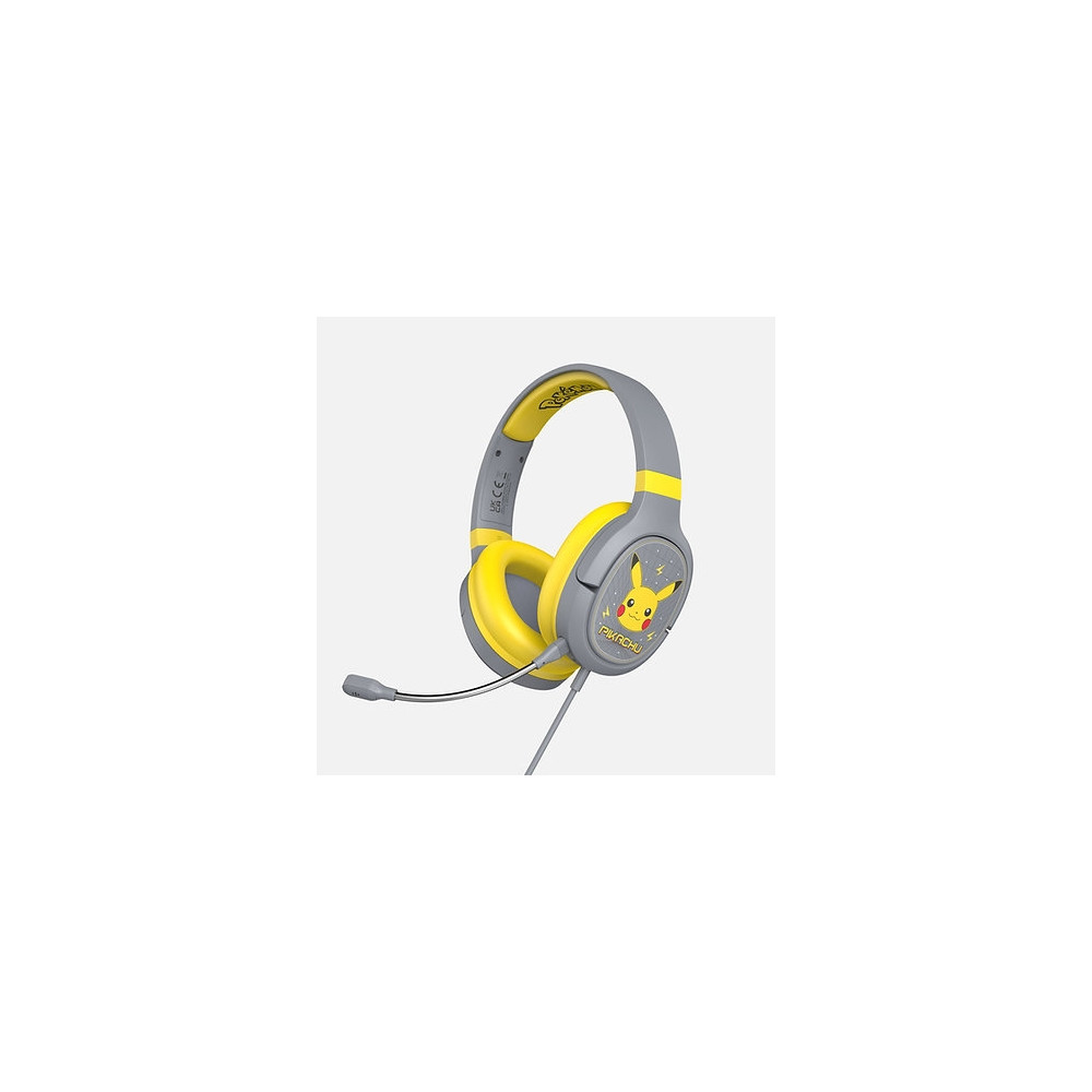 Produktbild för OTL Pokemon Pikachu Pro G1 - hörlurar med mikrofon - 3,5 mm kontakt