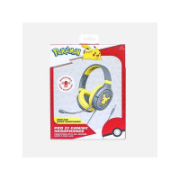 Produktbild för OTL Pokemon Pikachu Pro G1 - hörlurar med mikrofon - 3,5 mm kontakt