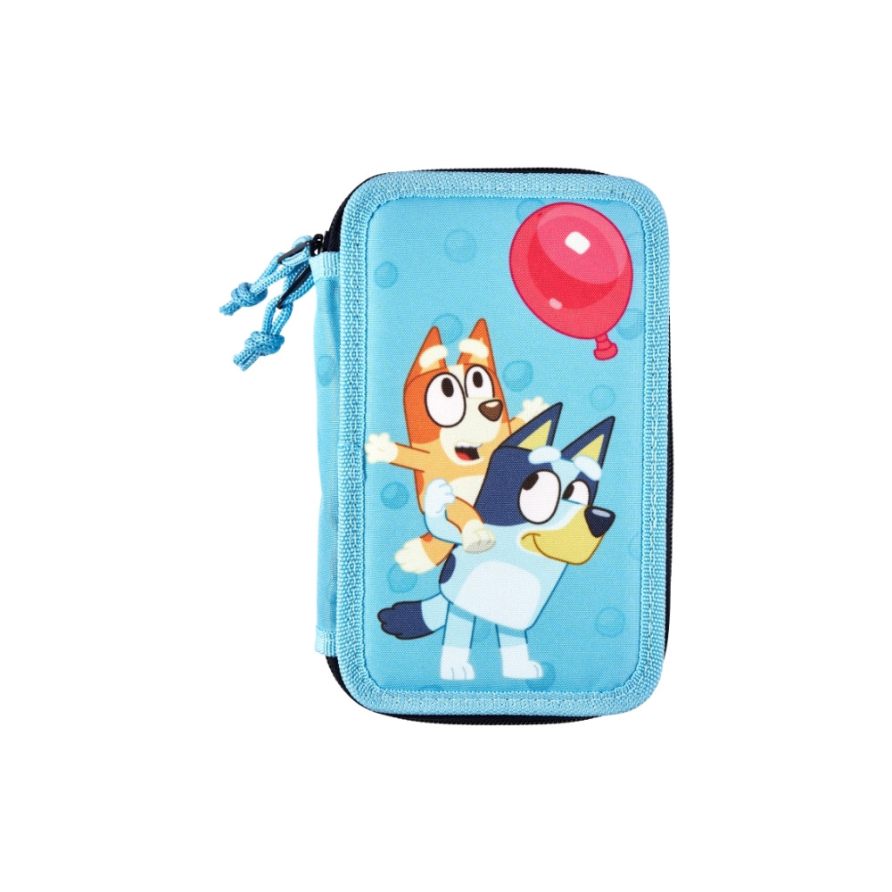 Produktbild för BLUEY 2-fack fylld pennfodral, 300D RPET nylon, A6 antecknin...