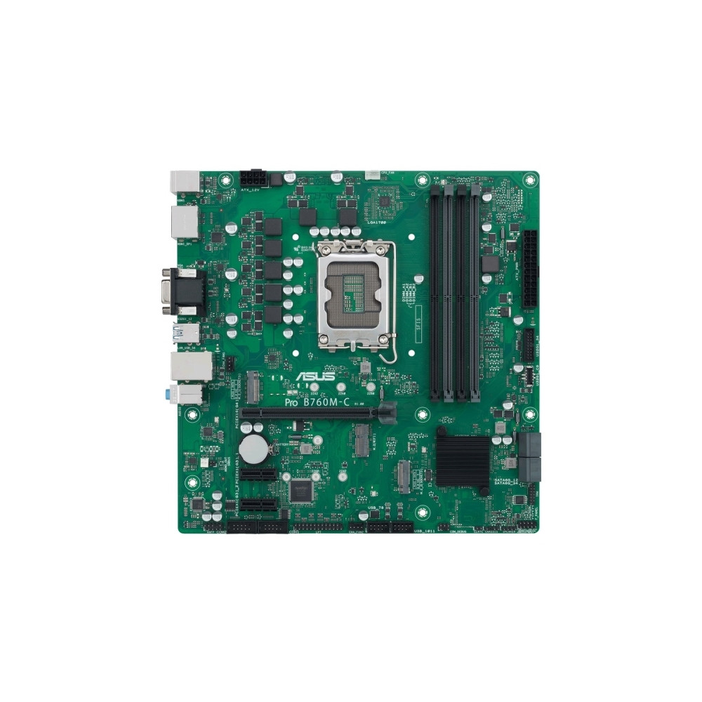 Produktbild för ASUS B760M-C-CSM - moderkort - micro ATX - LGA1700-uttag - B760