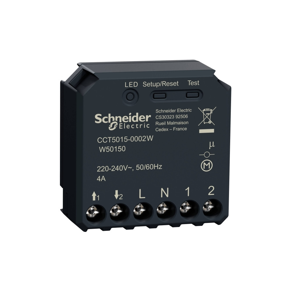 Produktbild för Schneider Electric Wiser - shade module - ZigBee 3.0 - mörkgrå