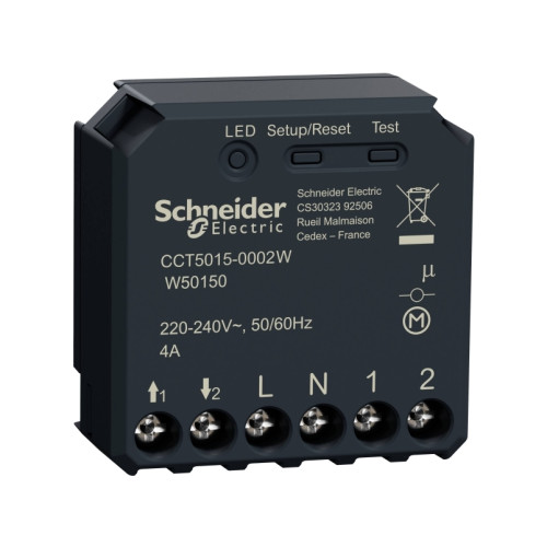 SCHNEIDER ELECTRIC Schneider Electric Wiser - shade module - ZigBee 3.0 - mörkgrå