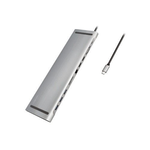LogiLink LogiLink - dockningsstation - USB-C 3.2 Gen 1 - 2 x HDMI, VGA - 1GbE