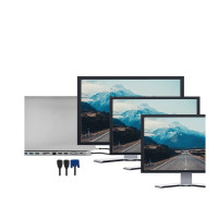 Produktbild för LogiLink - dockningsstation - USB-C 3.2 Gen 1 - 2 x HDMI, VGA - 1GbE