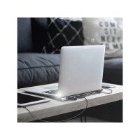 Produktbild för LogiLink - dockningsstation - USB-C 3.2 Gen 1 - 2 x HDMI, VGA - 1GbE