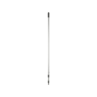 Produktbild för Teleskophandtag med klick, Vikan, Ø2,9 cm, grå, aluminium, 1...