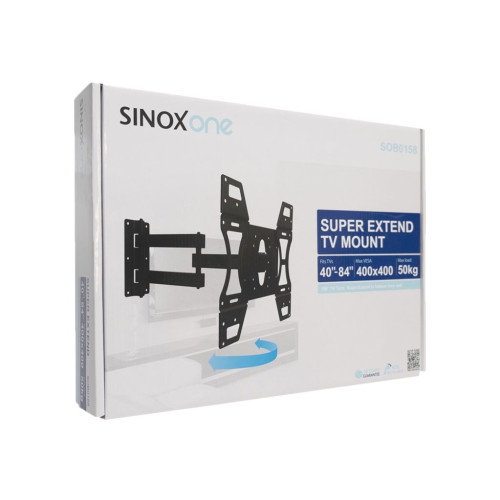 Sinox beslag Sinox One konsol - justerbar arm med full rörlighet - för LCD-display - svart