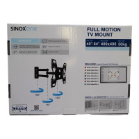 Produktbild för Sinox One konsol - justerbar arm med full rörlighet - för LCD-display - svart