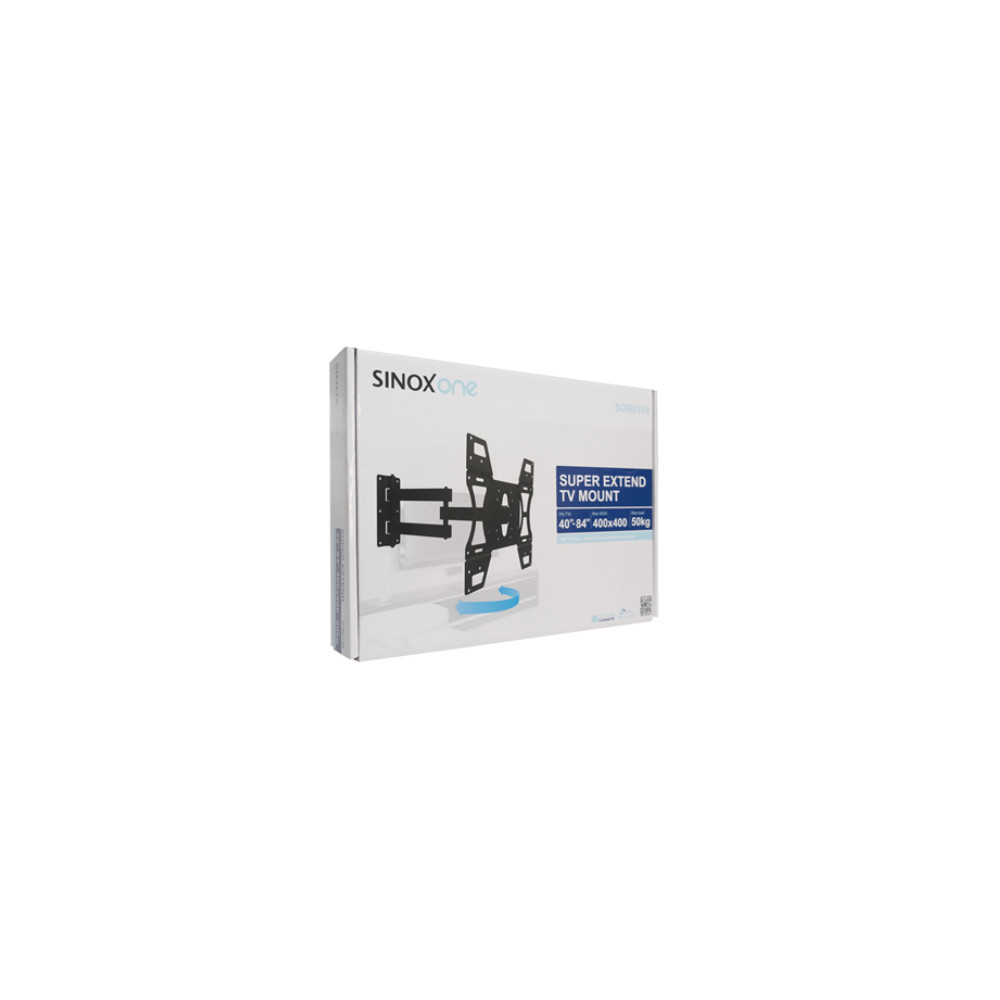 Produktbild för Sinox One konsol - justerbar arm med full rörlighet - för LCD-display - svart