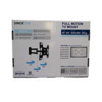 Produktbild för Sinox One konsol - justerbar arm med full rörlighet - för LCD-display - svart
