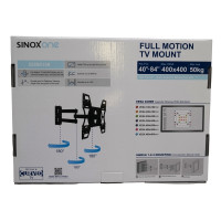 Produktbild för Sinox One konsol - justerbar arm med full rörlighet - för LCD-display - svart