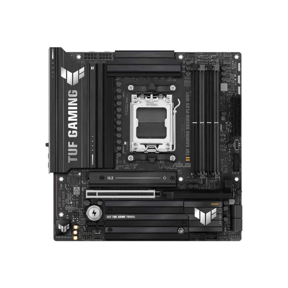 Produktbild för ASUS TUF GAMING B850M-PLUS WIFI - moderkort - micro ATX - Socket AM5 - AMD B850