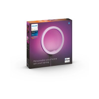 Produktbild för Philips Hue White and Color Ambiance Sana - vägglampa - LED - 20 W - 16 miljoner färger/varmt till kallt vitt ljus - 2000-6500 K - vit