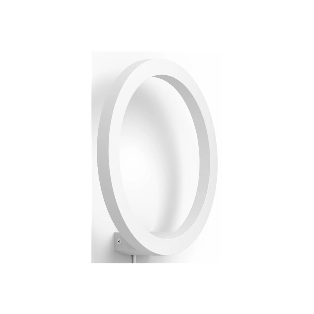 Produktbild för Philips Hue White and Color Ambiance Sana - vägglampa - LED - 20 W - 16 miljoner färger/varmt till kallt vitt ljus - 2000-6500 K - vit