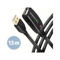 Produktbild för AXAGON - USB-förlängningskabel - USB till USB - 15 m