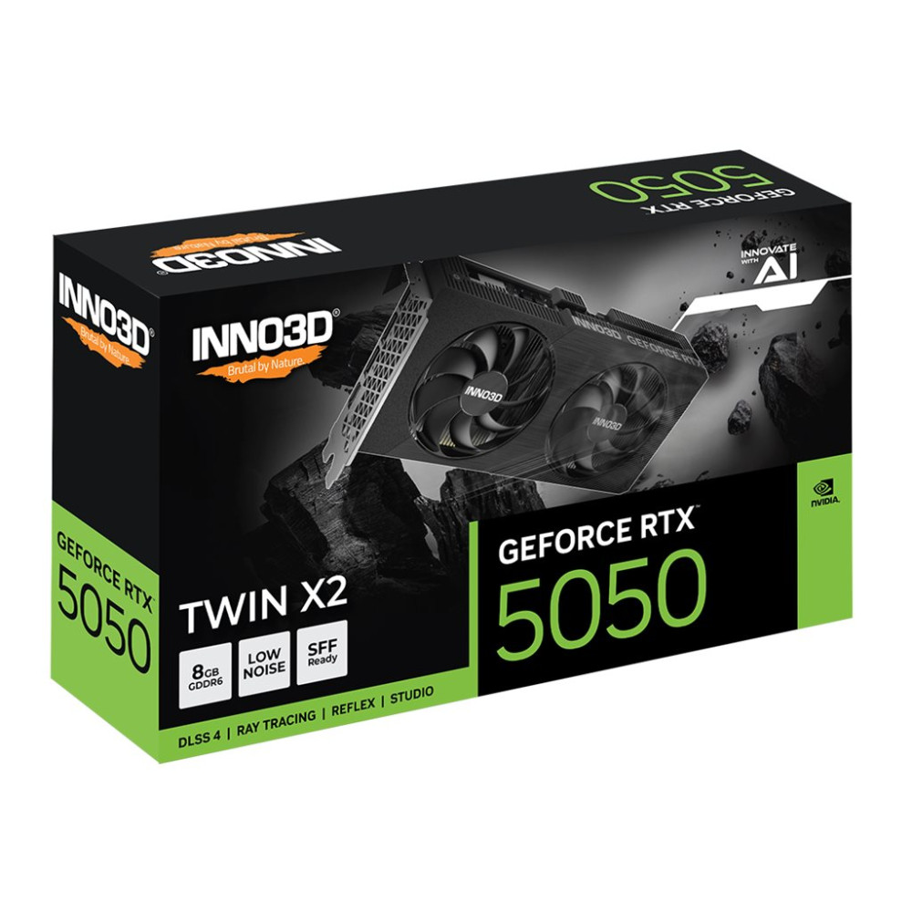 Produktbild för Inno3D TWIN X2 - grafikkort - GeForce RTX 5050 - 8 GB