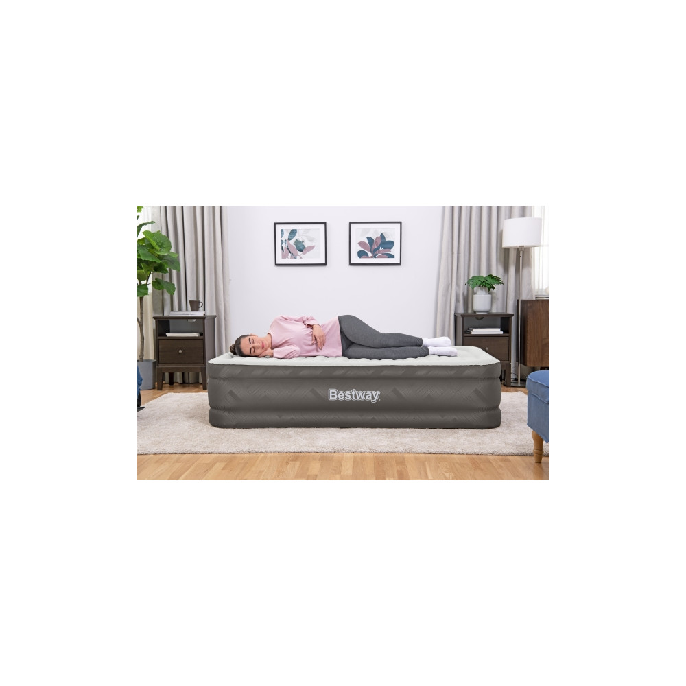 Produktbild för Bestway 69048 / 23, Enkelmadrass, Dubbeltrådig, Rektangel, i...
