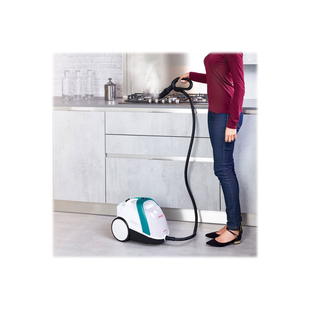 Produktbild för Polti Vaporetto Smart 100_T - ångdammsugare - med behållare - turkos